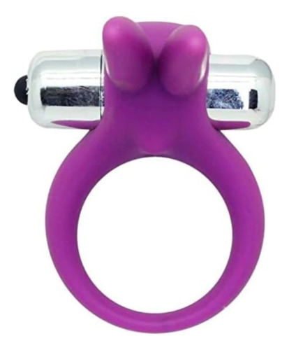 Anillo Estimulador Torito Vibrador Inalámbrico Sex Toys Color Violeta