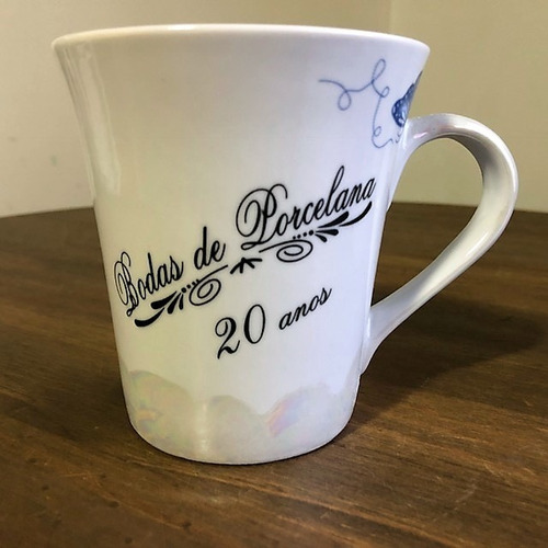 Canecas Casal Borboleta Bodas De 20 Anos De Casamento