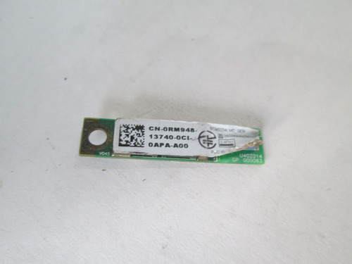 Bluetooth Dell  N5010 N/p 0rm948 Original Seminuev