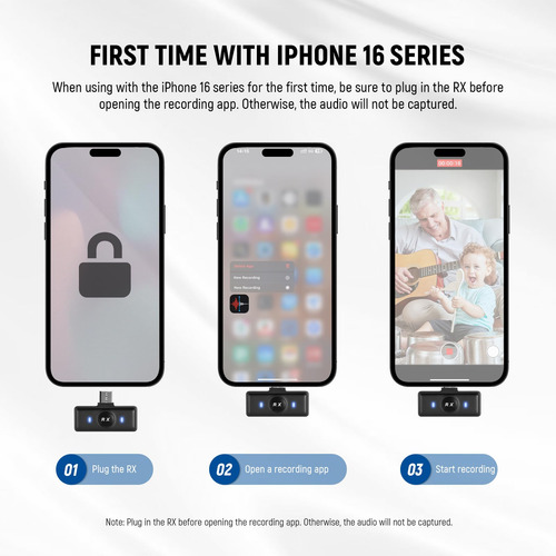 Micrófono Lavalier Inalámbrico Neewer Km18 Usb-c Con Funda 2