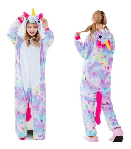 Pijama Unicornio Estrellas 3 Talles Todo Barato