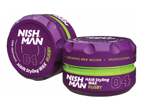 Cera Nishman Hair Wax 04 Rugby Fijacion De Cabello 150 Ml