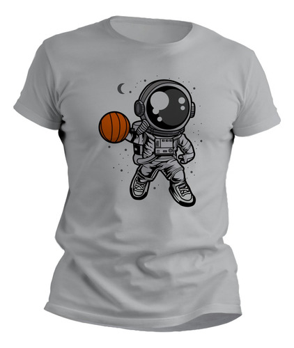 Remera Astronauta Con Torta Blanca Infantil Estampada - 0899