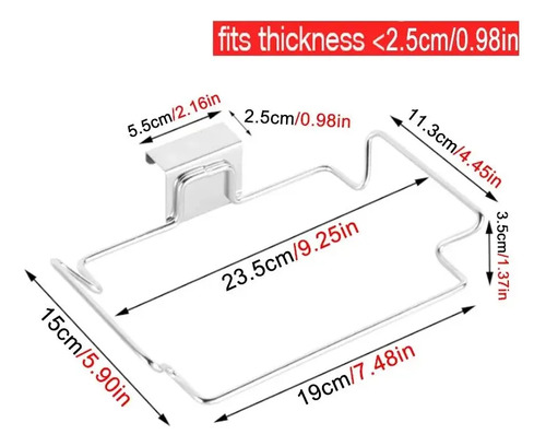 Soporte Para Bolsas De Basura Para Puerta De Cocina, Almacen