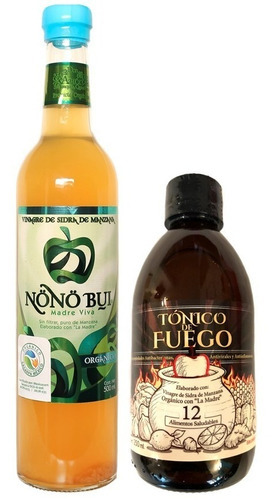 Duo Pack Tonico De Fuego + Vinagre De Sidra De Manzana Organ