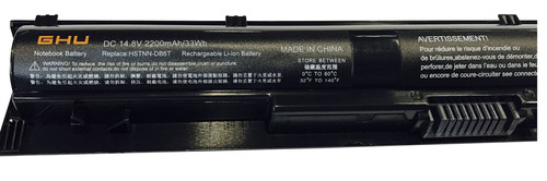 Bateria Ghu Para Ki04 Hstnn-lb6s Hstnn-lb6t 800049-001 K104 Para Hp Pavilion 14-ab 15-ab 17-g000 220 2200mah 4 Celdas 80