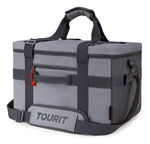 Bolso Térmico Tourit 48/60 Latas, Amplio Y Plegable 32/40l