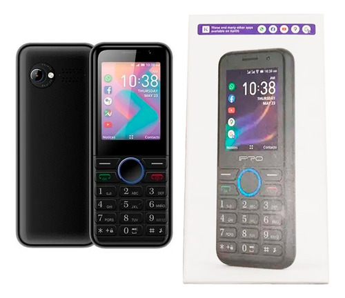 Celular Senior Ipro Adulto Mayor 3g Whatsapp Facebook Nuevos Negro