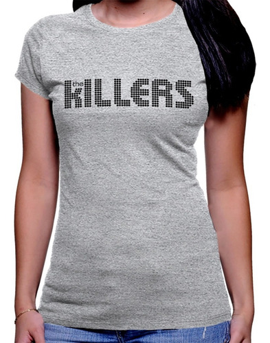 Camiseta Premium Dama Estampada The Killers 001