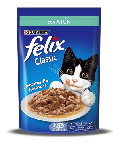 Felix Comida Húmeda Para Gato Adulto | Atún X 85 Gr