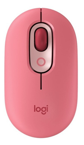Imagen 1 de 8 de Mouse Inalambrico Logitech Pop Coral Rose