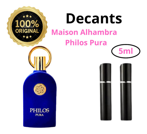 Muestra De Perfume O Decant Maison Alhambra Philos Pura 