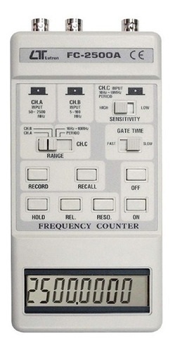 Frecuencimetro Lutron Fc-2500a Portatil 2500 Mhz 