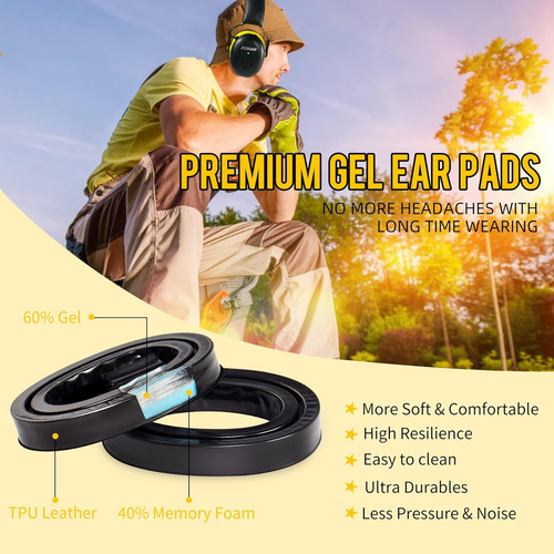 Protección Auditiva Bluetooth Zohan Em037, Nrr 25db Noise R