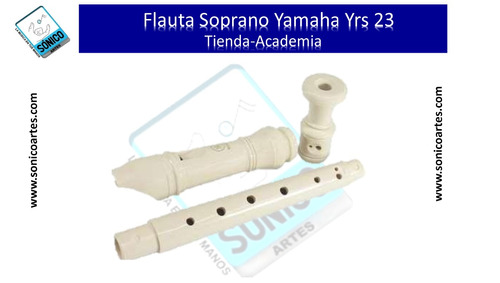 Flauta Soprano 3 Piezas Yamaha Yrs23 (sónico Artes)