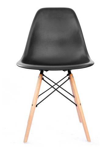 Silla Eames Patas De Madera Varios Colores - Prestigio