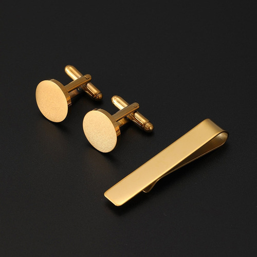 Set De Broches Y Gemelos Para Corbata (bk) Para Hombre, Idea