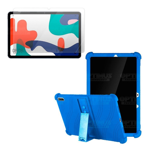 Kit Vidrio Y Forro Tablet Huawei Matepad 10.4 Antigolpes
