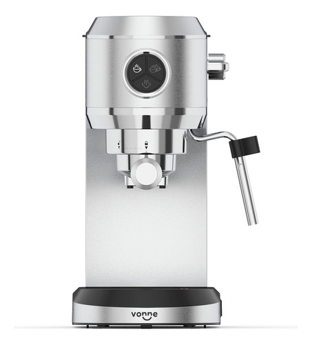 Cafetera Expresso 3 En 1 Multicapsula Profesional Espumador Gris
