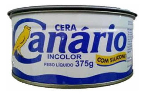 Cera Canária Em Pasta 375g Com Silicone - Incolor