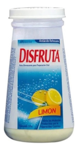 Disfruta Limón Frasco 110g En Polvo Efervescente Antiácido