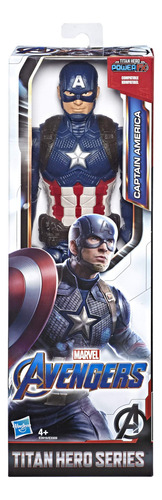 Boneco De Ação Avengers Marvel Endgame Titan Hero Captain Am
