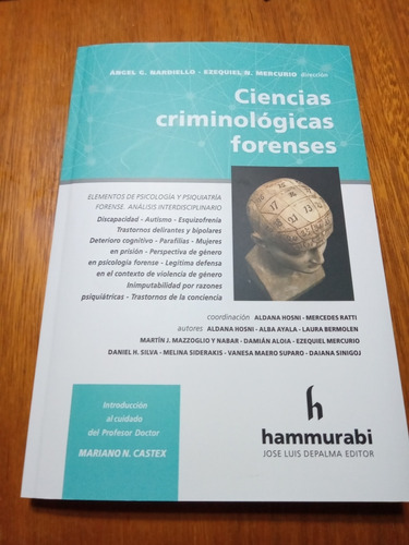 Nardiello Mercurio Ciencias Criminologicas Forenses Novedad 