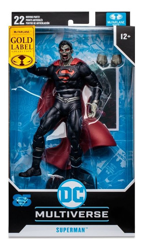 Mcfarlane Toys Dc Vs Vampires Superman Gold Label