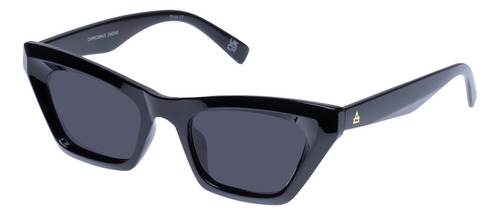 Lentes De Sol Aire Capricornus Cat Eye Gris Oscuro Negro Negro