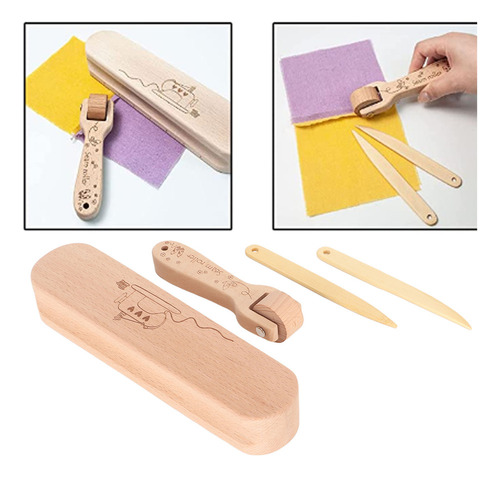 Set De Clapper De Sastre De Madera