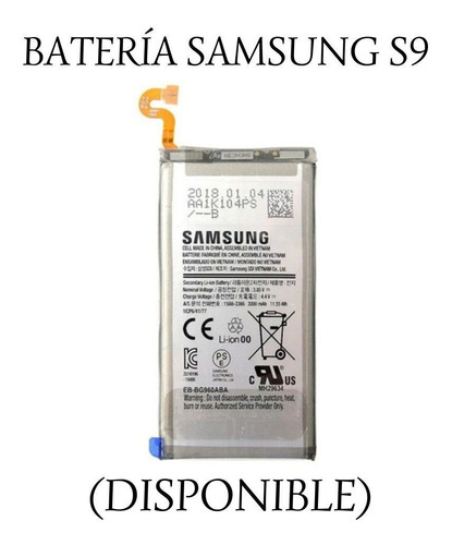 Batería Samsung Galaxy S9.