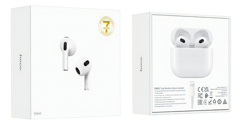 Audífonos Inalámbricos Hoco 3ra Generación Bt5.3 Ew43 7hrs