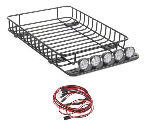 Portaequipajes De Metal Con 5 Luces Led Para Coche Crawler 1