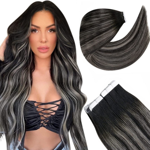 Extensiones De Cabello Humano Balayage 20 Und 12 Pulgadas