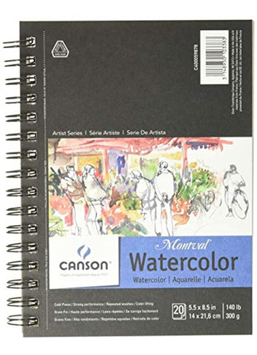 Canson Artist Series Papel Para Acuarelas, 5.5 X 8.5 Pulgada