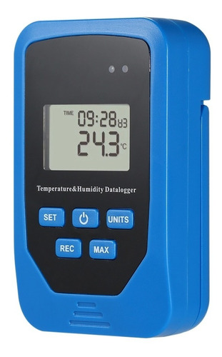 Higrómetro Digital Mide Temperatura Y Humedad + Datalogger