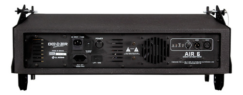 Caixa Line Array Ativo Donner Air 6 Preta 2 X 6 +1driver 300