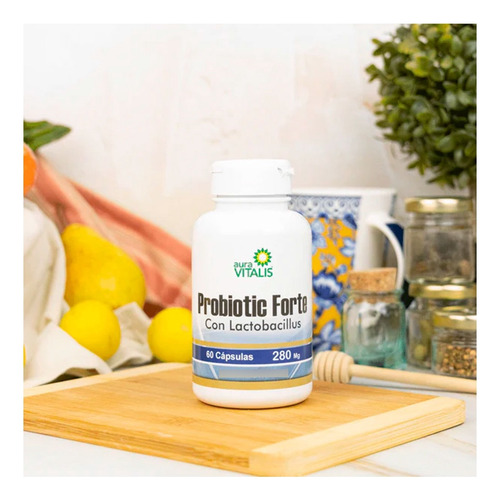 Probiotic Forte Con Lactobacillus 60 Capsulas Aura Vitalis