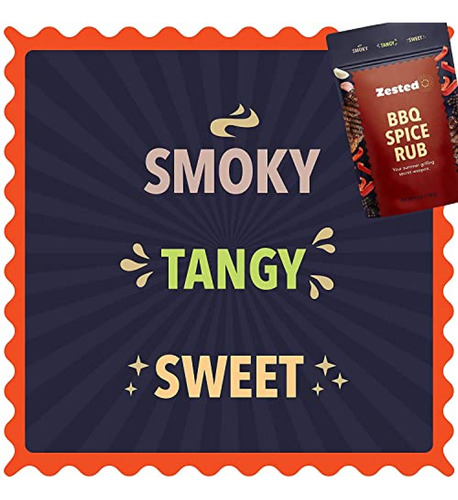 Regalos De Condimentos Bbq Spice Rub - Bolsa Xl De 6 Oz - Co
