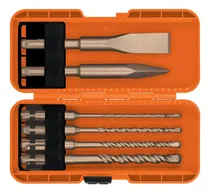 Comprar Cincel De 15cm Para Taladros Demoledores Sds Plus Y 4 Brocas