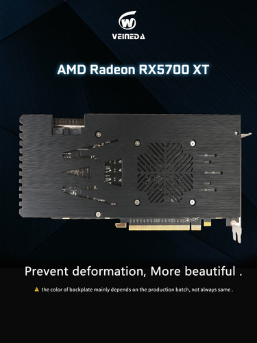 Tarjeta De Vídeo Rx 5700xt De 8 Gb, Gpu Gddr6, 256 Bits, 8 P