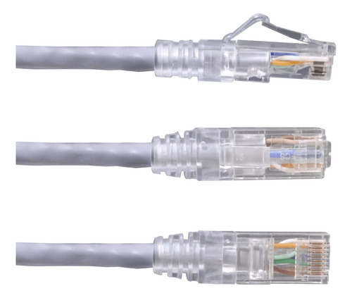 Furukawa 3mt Cat6 Gris U/utp Lszh Cable Patch Rj45 Gigalan 3