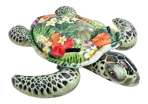 Flotador Inflable Tortuga Tropical 191cm Intex 57555