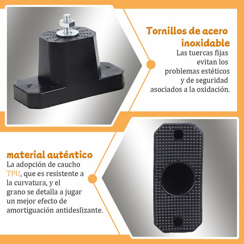 8 Piezas Base De Neopreno Para Condensador Minisplit