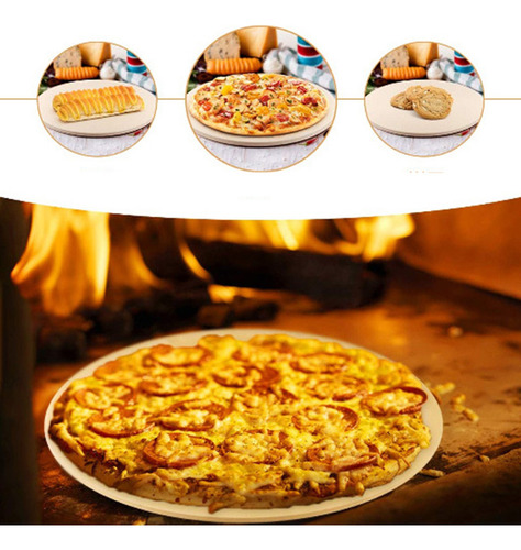 Piedra Extra Gruesa Para Pizza De 13 Pulgadas Para Hornear P