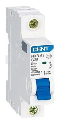 Breaker Termomagnetico Chint 1x25a 10116