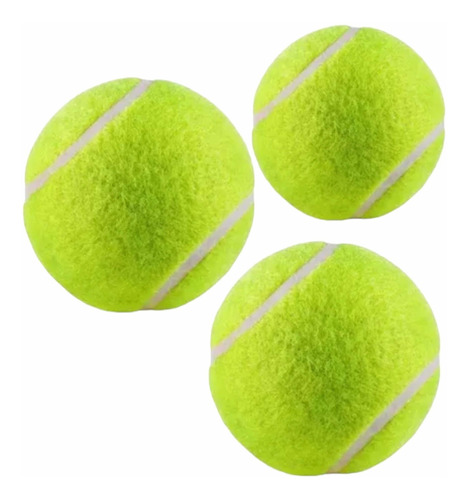 Pelotas De Tenis Set X3 Deporte Juego Tennis Raquetas