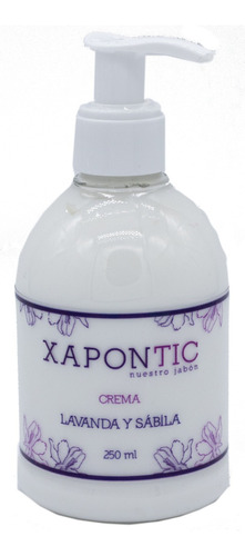 Crema De Lavanda Y Sábila Xapontic De 250 Ml