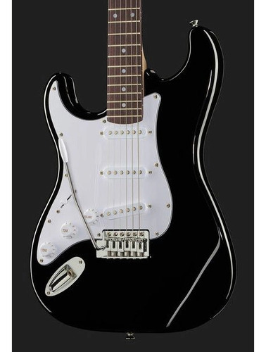 Guitarra Eléctrica Para Zurdos Harley Benton St-20lh Bk