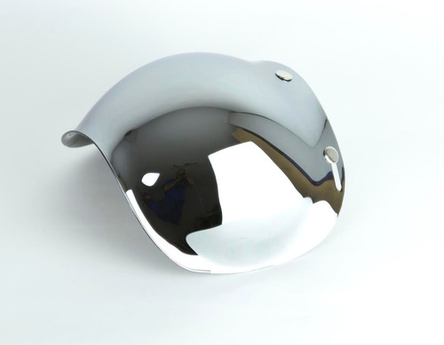 Visor Burbuja Espejo Hawk Para Cascos Abiertos 3 Botones Rvm